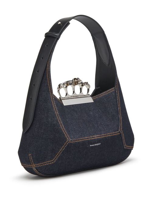 Borsa Hobo in denim ALEXANDER MCQUEEN | 7311351YBE74290